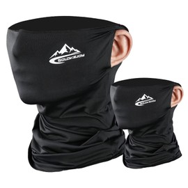 ZVCXOE, Face Cover, UV Protection, Cooling Neck Cover, Summer 2 Items, UPF 50+, Sweat Absorbent, Quick Drying, Breathable, Stretchy, Ear-hook, Prevention, Fishing, Cycling, Running, Golf, Climbing,