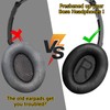 Hossom Ersatz Ohrpolster für Bose Quietcomfort QC45 QC35 ii Kopfhörer,