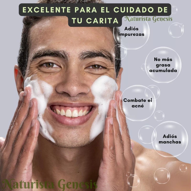 Del Indio Papago Jabón Facial Sábila Y Azufre Del Indio