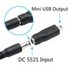 Maixbomr DC 5.5mm x 2.1mm to Mini USB Adapter, 5V