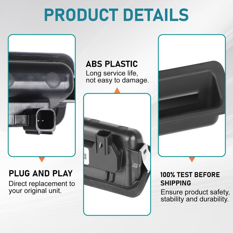 ANDO RACING 81260-1M500, 81260-A6200, Outside Trunk Lid Lock Handle Button,