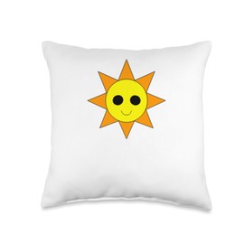 Mr. Sun from Sprunky Pyramixed | Funbot Jevin Simon Throw Pillow