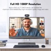 TOALLIN 1080P Full HD Webcam with Dual Microphones, Computer Web