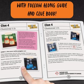 Galt Unlock Science - Fire Fire! Kit for Kids Ages 8+, STEM Science Experiments Set and Fun Filled Crime Solving, Mystery Game for Children, Learn Science, Investigate Clues and Crack the Case