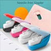 Mini Stapler Cute Book Staple Free Manual Stapler for Office