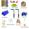 IDEALSV 1 Inch 1 Shape Screw Hooks L Shape Hook