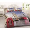 NIGHTZONE 3D Duvet Cover Set London Westminster with One Pillow
