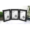 Clay Roberts Triple Photo Picture Frame 6 x 4, Black,