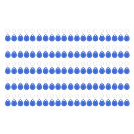 100 Pieces RFID Key Fob Keychain Readable Door Access Control Token Tags for Residential Apartment Bus Subway 125 KHz ID Card