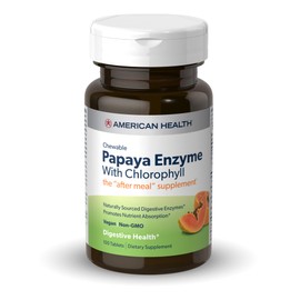 Chewable Papaya Enzyme with Chlorophyll 100 Chwbls