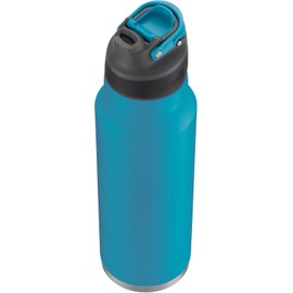 Coleman FreeFlow AUTOSEAL Stainless Steel Water Bottle, 40oz., Caribbean Sea
