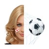 Womaha 30 Sheets Temporary England Flag Tattoos Fans Face Tattoo