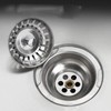 1 PC 84mm Kitchen Sink Plugs, Stainless Steel Kitchen Sink