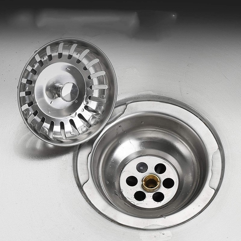 1 PC 84mm Kitchen Sink Plugs, Stainless Steel Kitchen Sink