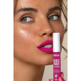 Andreia, Kiss Proof No Transfer Liquid Lipstick 08 Camelia Liquid Lipstick Matte Long Lasting Enriched with Vitamin E 100% Vegan Format 8 ml