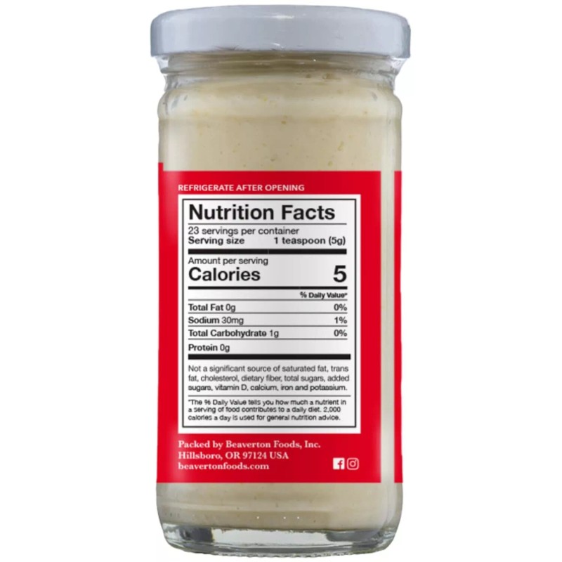 Beaverton Extra Hot Horseradish 4 oz