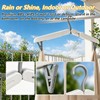 4Pcs Plastic Travel Hangers Foldable