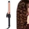 Curling Iron Wand Adjustable Temperature Ceramic Barrel Hair Curler 25mm