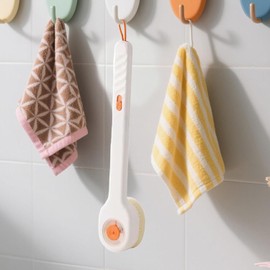 Cepillo Exfoliante Corporal con Depósito de Líquido y Mango Largo para Ducha