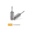 sourcing map 10pcs T5 Torx Screwdriver Bit 1/4" Hex Shank