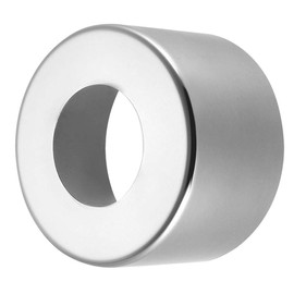 TOP-VIGOR 1pc 33mm Wall Split Flange Pipe Cover, 201 Stainless Steel Round Pipe Escutcheon Chrome Plate Radiator, Water and Heating Pipe Wall Hole Decoration