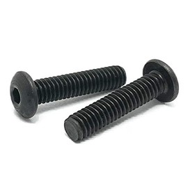 (50 Pieces) #4-40x7/8" Alloy Button Socket Head Cap Screws Black Oxide