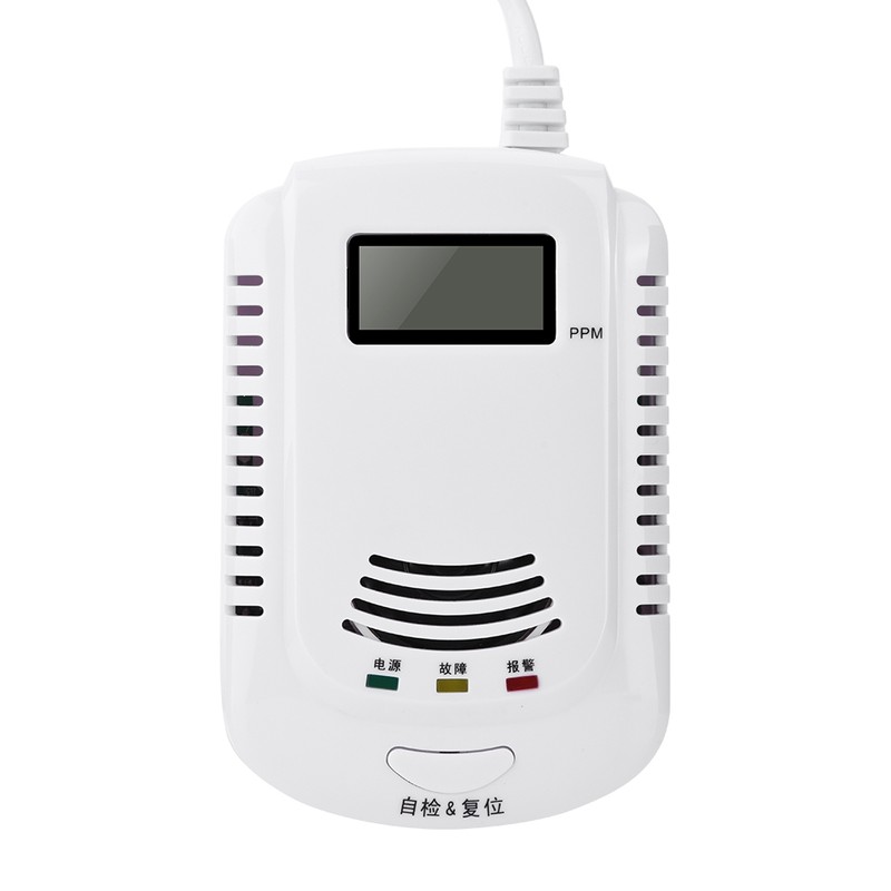 Combustible Gas Detector Live Action Speech LED Display Alarm Combustible