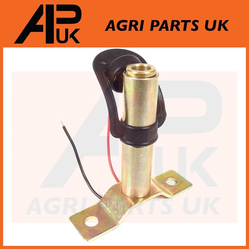 Rotating Flashing Amber Beacon Mount Flexible DIN Pole Tractor Mounting