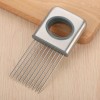 Kitchen Onion Holder for Slicing Stainless Steel Vegetable Potato Cutter