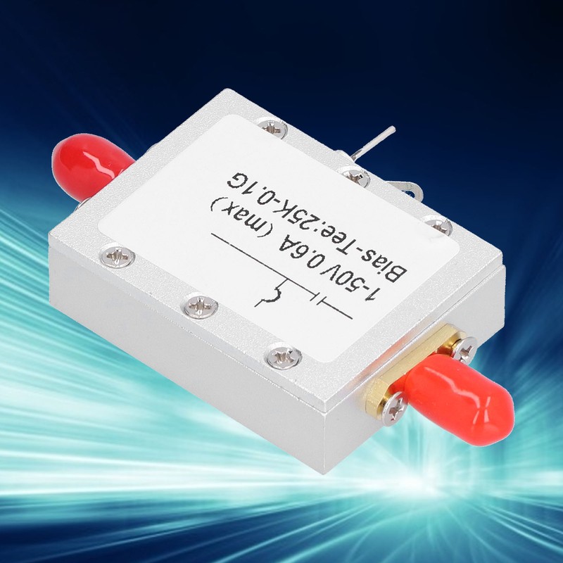 RF Isolated Capacitor Bias Tee Blocker Electronic Components 25K‑100MHz DC