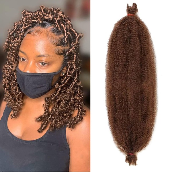 Mscat 16 Inch 3 Packs Pre Separated Springy Afro Twist