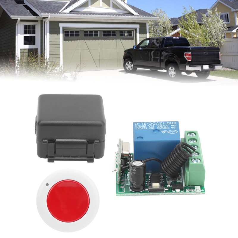 DC12V 433MHz Single Channel Relay Remote Control Wireless Switch Receiver