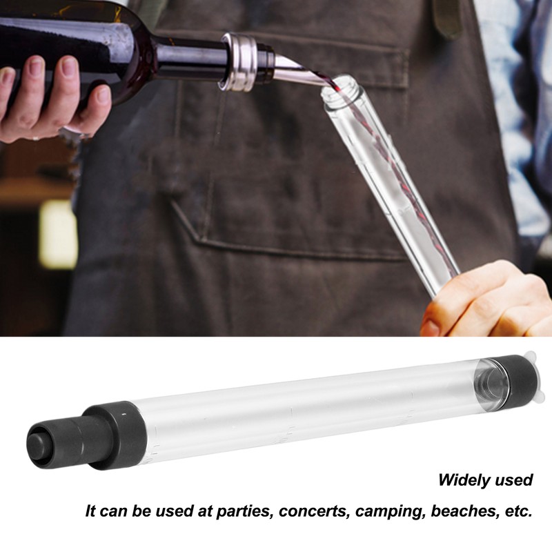 Shot Straw Leakproof Plastic Silicone Shot Straw Tube Reusable Portable