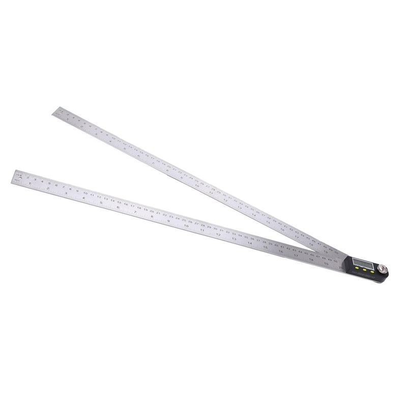 0‑500mm Digital Angle Finder Ruler 0‑360° LCD Protractor Angle Gauge