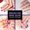 Brush On Nail Glue for Press On Nails, Extra Strong