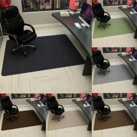 100x160cm Office Rolling Chair Mat Computer Gaming Chair Mat Colors Bedroom Living Room Office Swivel Chair Carpetsize: 100x160cm, color: Dark Gray