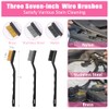 AUTODECO Windshield Cleaner Tool, 17Pcs Car Interior Detailing Kit, Detailing