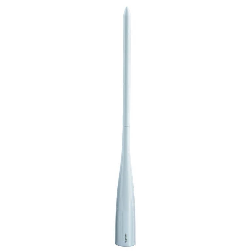VMS Racing 9 inch SPIKE ANTENNA in WHITE Billet Aluminum