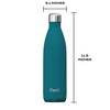 S'well Stainless Steel Water Bottle, 25oz, Peacock Blue, Triple Layered