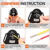 iCrimp Deutsch Crimp Tool Kit, Closed Barrel Crimper 4 Way