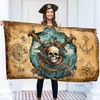 Pirate Flag 90 x 150 cm with Eyelets - Large