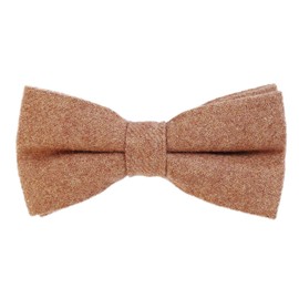 DonDon men's bow tie, 12 x 6 cm, cotton, tied and adjustable length, choice of colours -