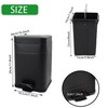 Mounting UP Dog Poop Trash Can for Outdoors Dog Waste