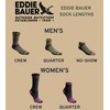 Eddie Bauer Men's Dura Dri Moisture Control Quarter Socks, Olive