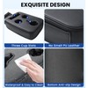 Back Seat Cup Holder for Car, PU Leather Couch Sofa