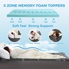 BDEUS 4 Inch Dual Layer Queen Size Cooling Mattress Topper