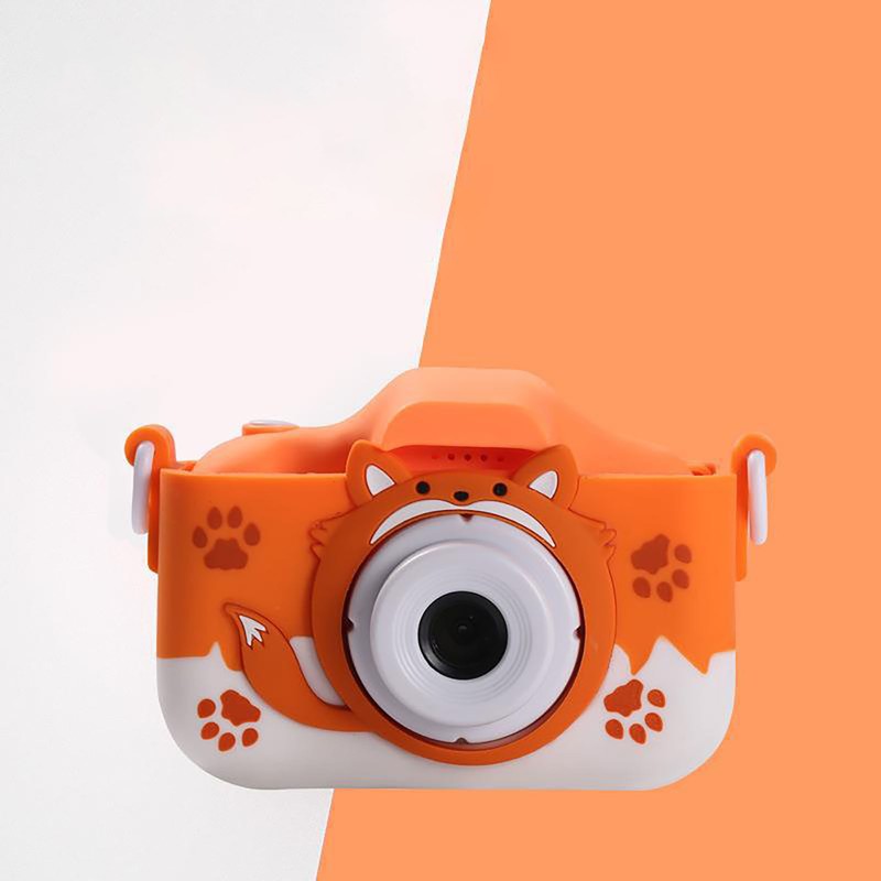 Children Kids Cartoon Fox Mini Digital Camera 40MP HD Dual