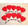 Lucore Heart Head Bopper Hairpins - 10 PC Set Bobble