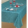 Prime Linens Home Decorative Classic Damask Printed Jacquard Tablecloth Rectangle
