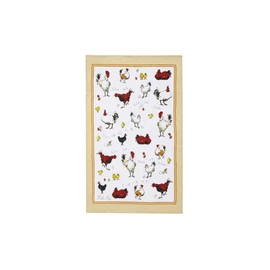 Chick Chick Chicken Linen Tea Towel